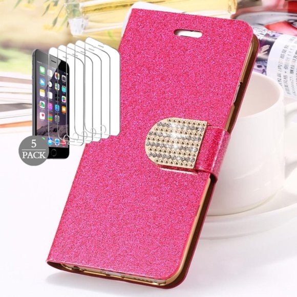 NEW Luxury Glitter Bling Case For APPLE iPHONE 6 - Picture 1 of 6